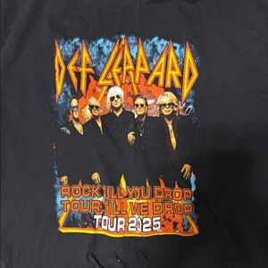 Majestic Black T-Shirt with White Logo